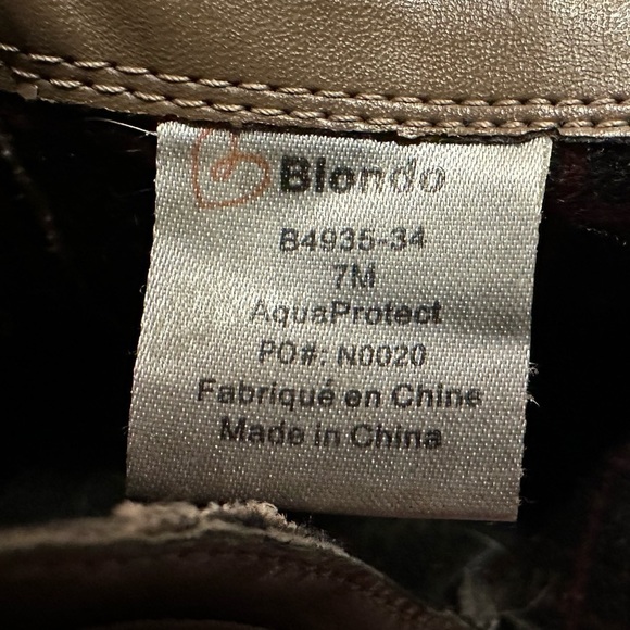 Blondo Taupe Valli Waterproof Bootie Size 7 - Picture 14 of 15
